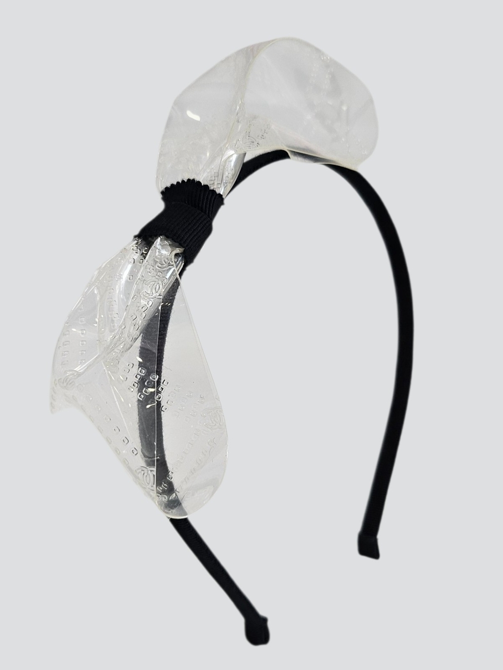 Chanel SS18 PVC Bow Headband